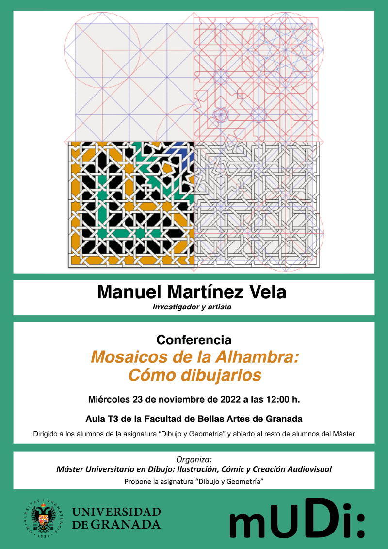 Cartel conferencia Manuel Martínez Vela