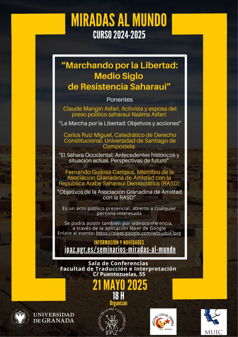 Cartel miradas al mundo Cartel miradas al mundo