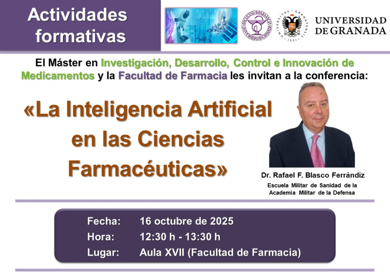 Imagen cartel de la conferencia Imagen con la información de la conferencia