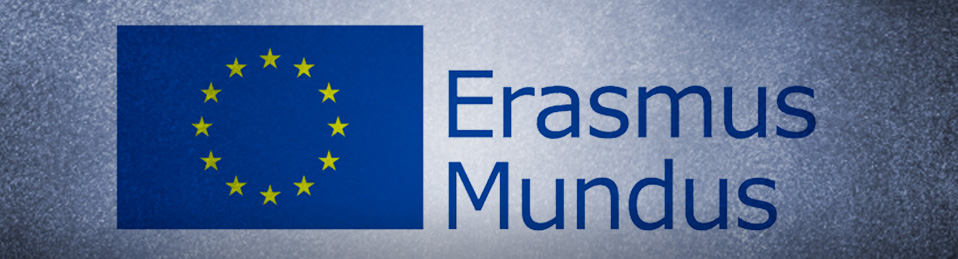 Logo de la Unión Europea con el texto Erasmus Mundus