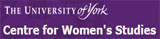 Logo Centre for Women Studies University of York