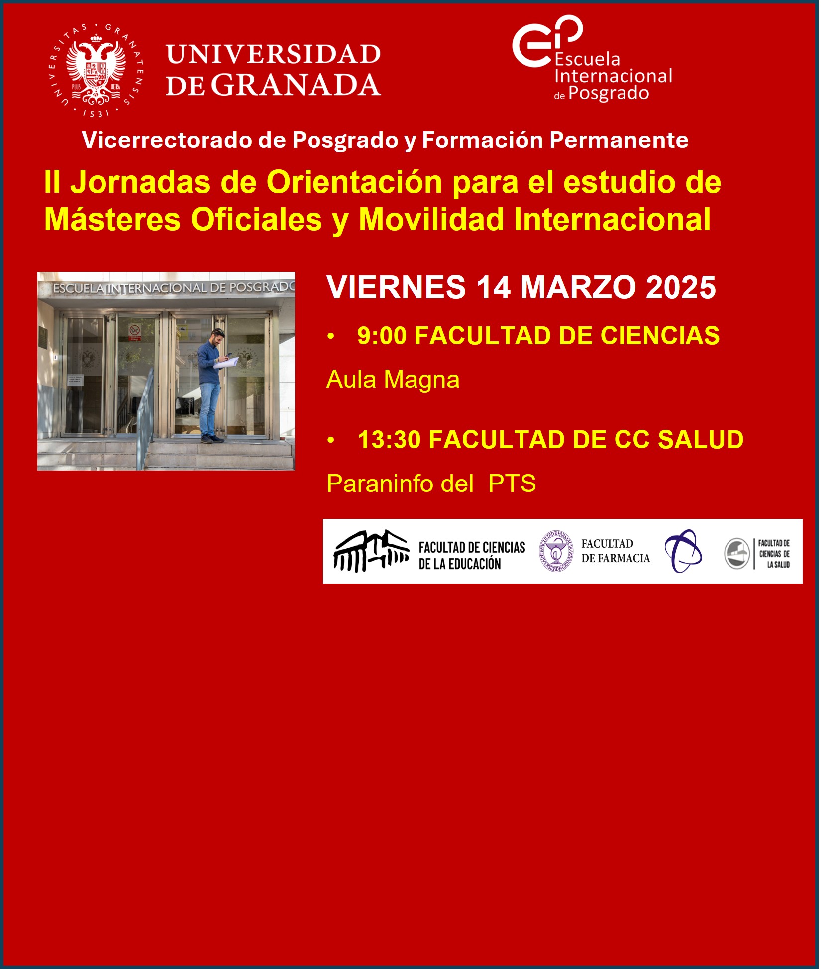 Cartel II JORNADAS DE ORIENTACIÓN PROFESIONAL 2025