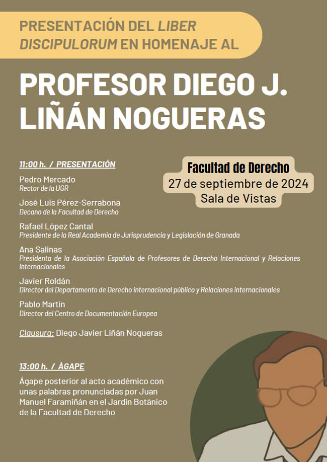 Acto Homenaje al Prof. Dr. Diego Javier Liñán Nogueras