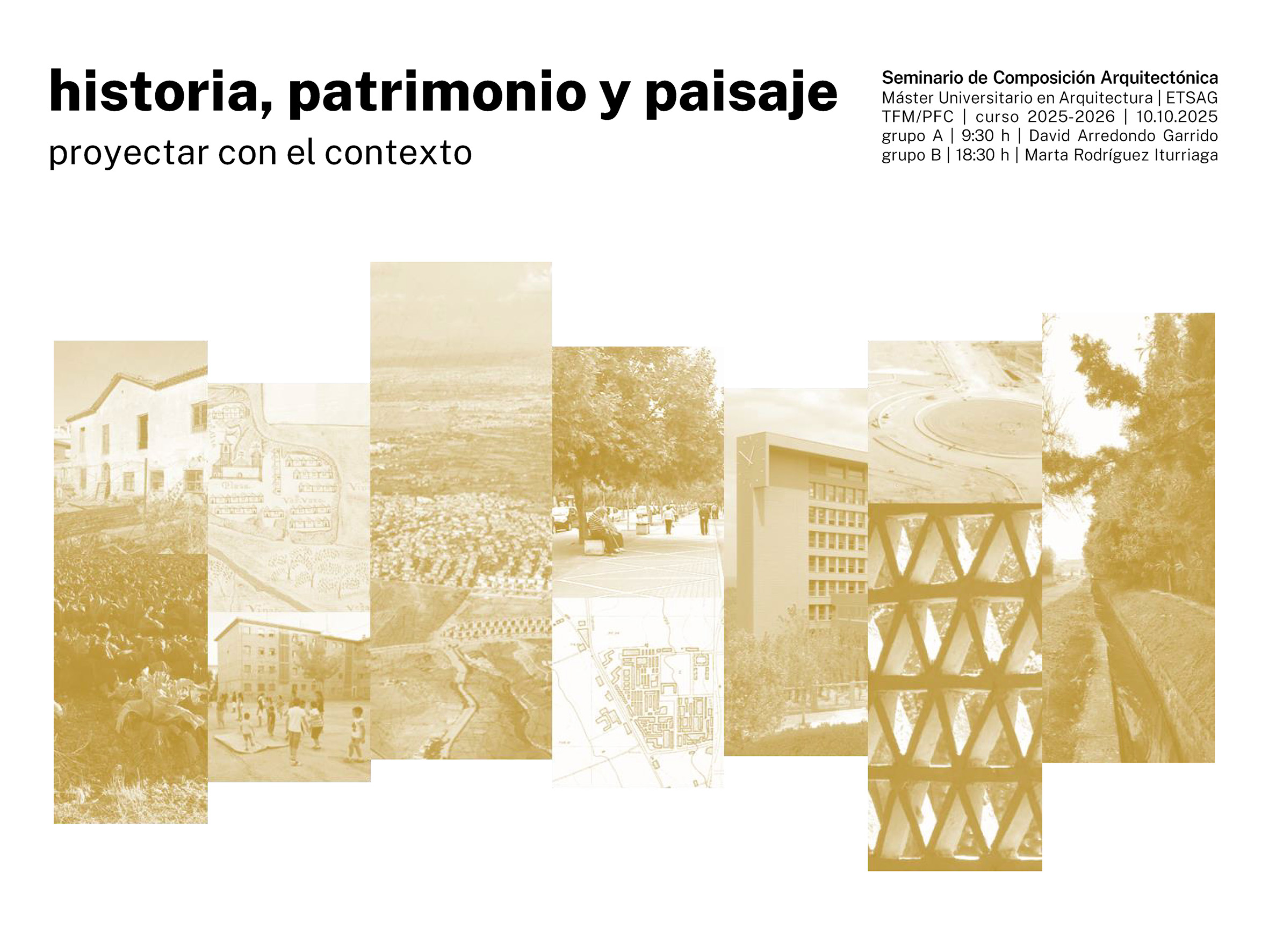 cartel del seminario composición