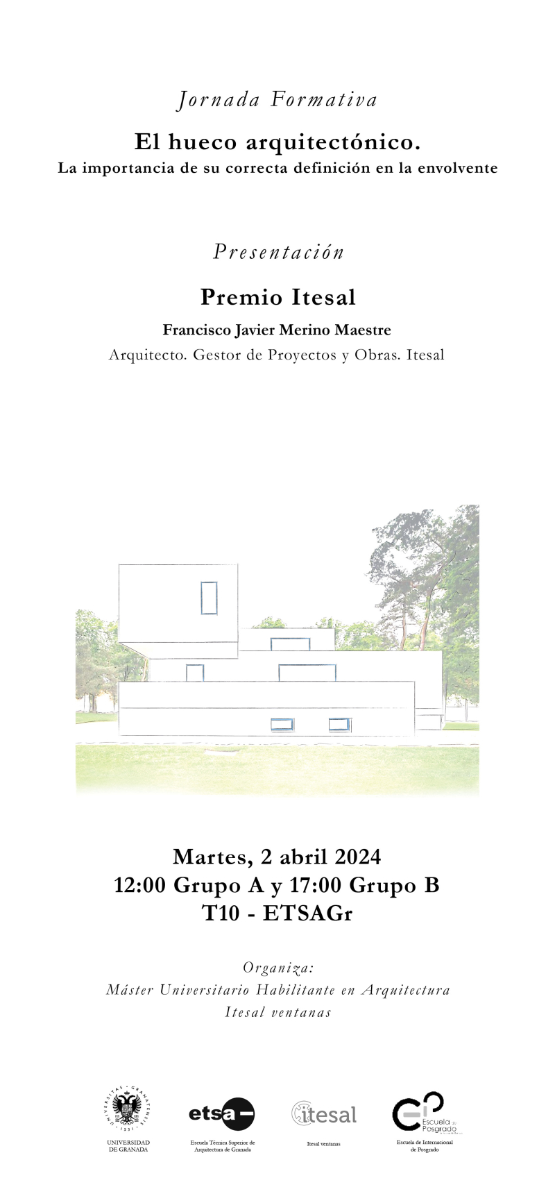 Jornada formativa Itesal y Presentación Premio Itesal 2024 Cartel de la Jornada de Itesal y Presentación del Premio Itesal 2024