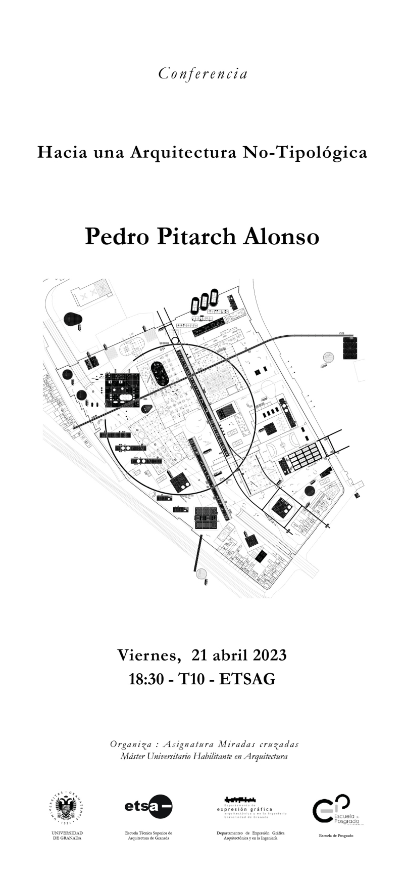 Cartel de la conferencia de Pedro Pitarch