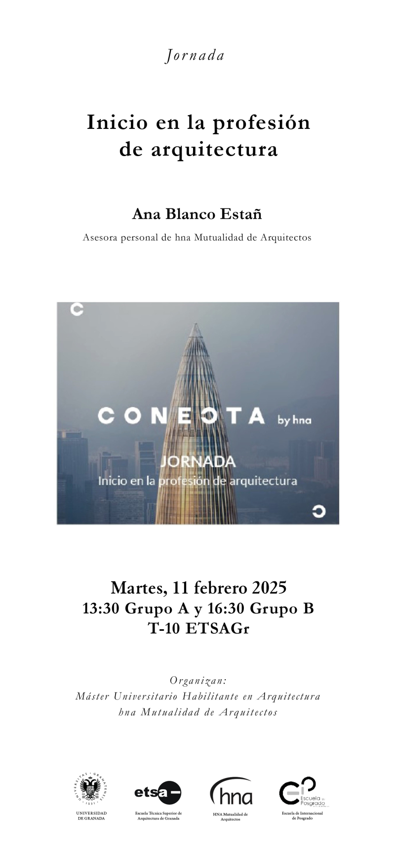 Cartel de la Jornada de hna 2025