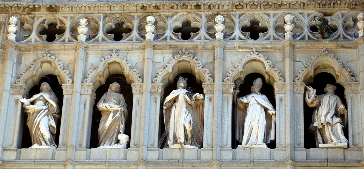 detalle fachada catedral Toledo