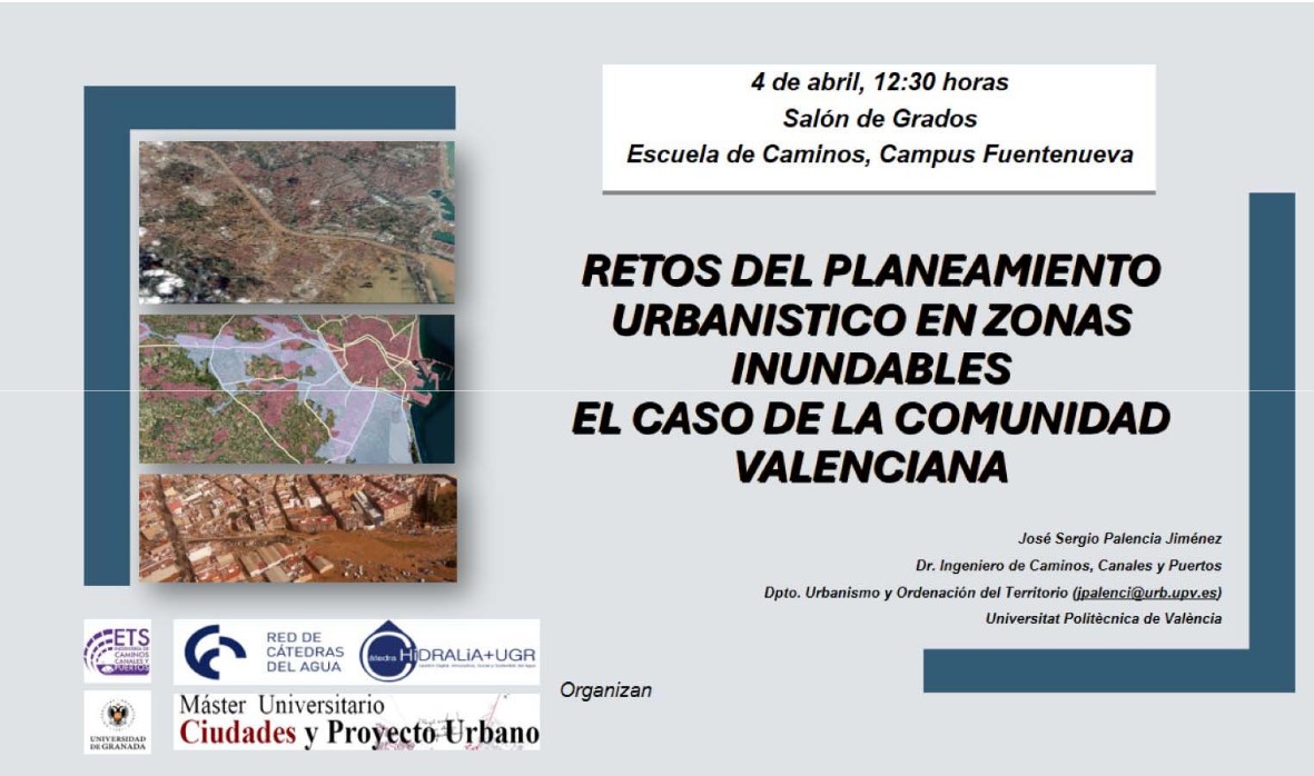 Conferencia Retos planeamiento zonas inundables Comunidad Valenciana