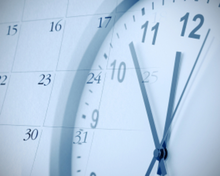 Examination schedules