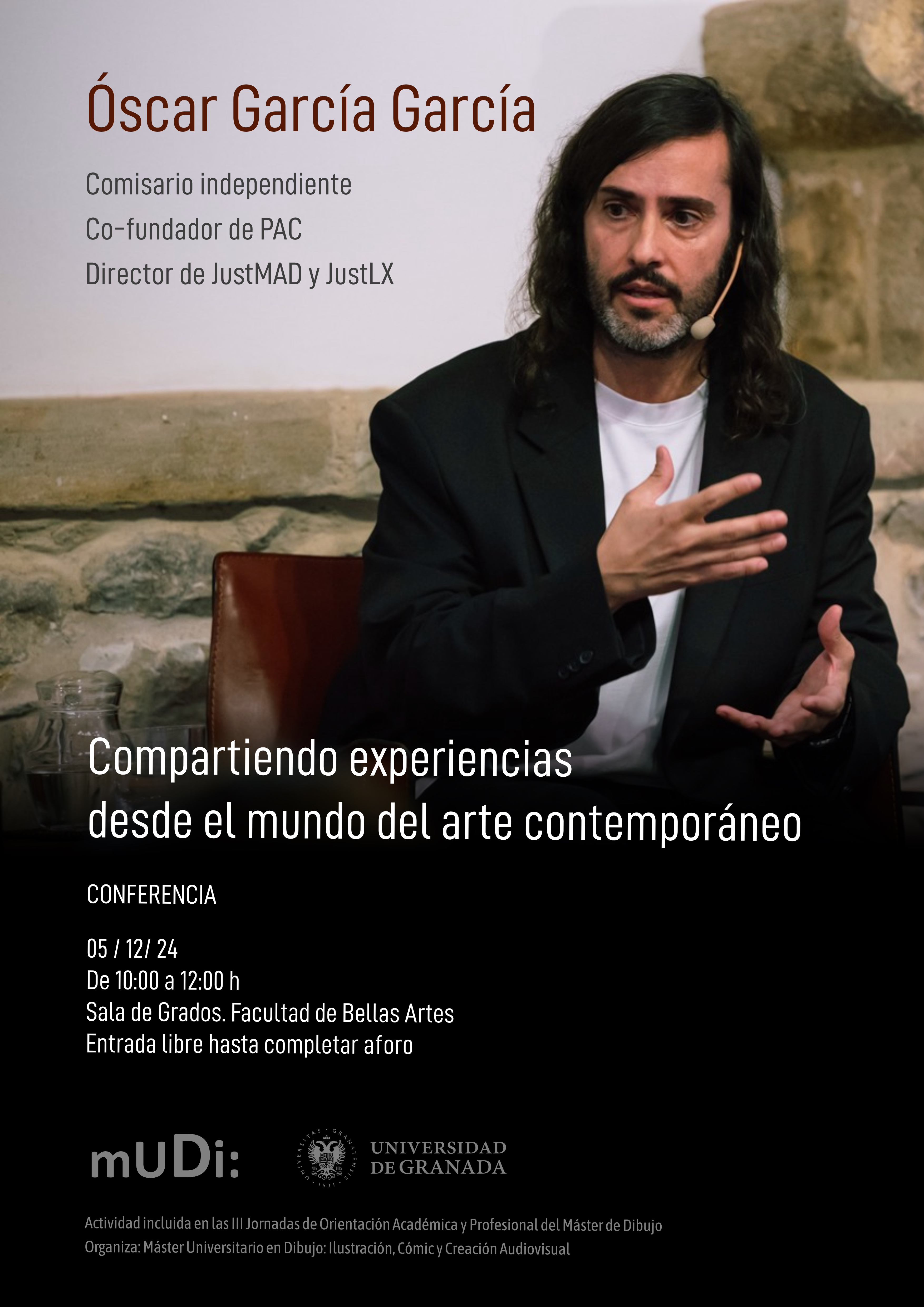 Cartel Óscar García