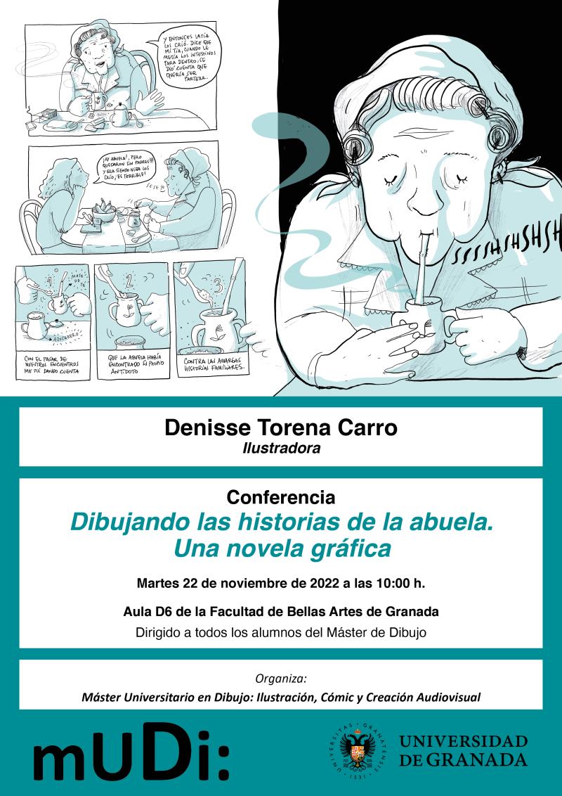 Cartel conferencia Denisse Cartel conferencia Denisse