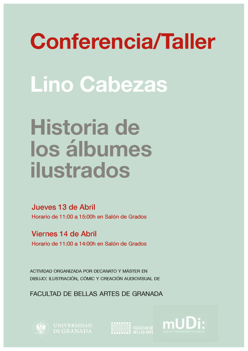 Cartel conferencia Lino Cabezas cartel lino