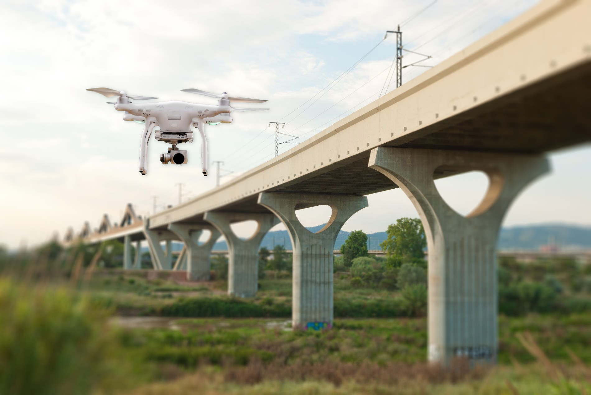 Puentes dron