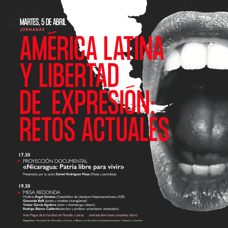 América Latina y libertad de expresión Cartel