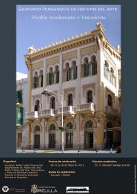 Cartel del Seminario Permanente de Historia del Arte "Melilla modernista e historicista" (4ª Edición)