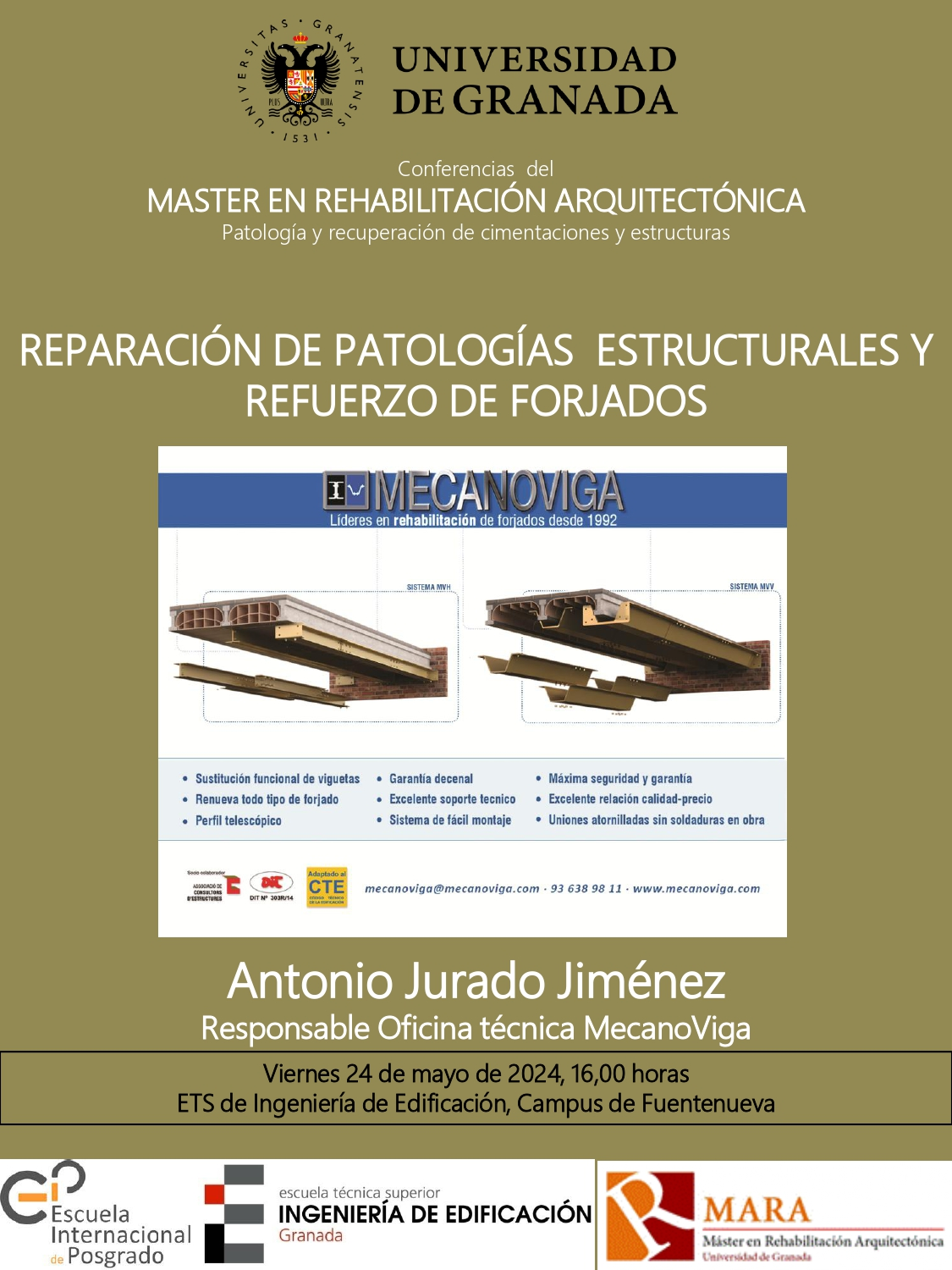 Conferencias de Patología y Recuperación de Cimentaciones de Estructuras 2