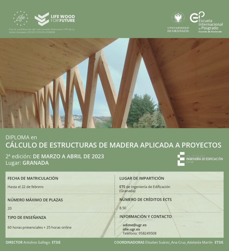 DIPLOMA Cálculo de Estructuras de Madera
