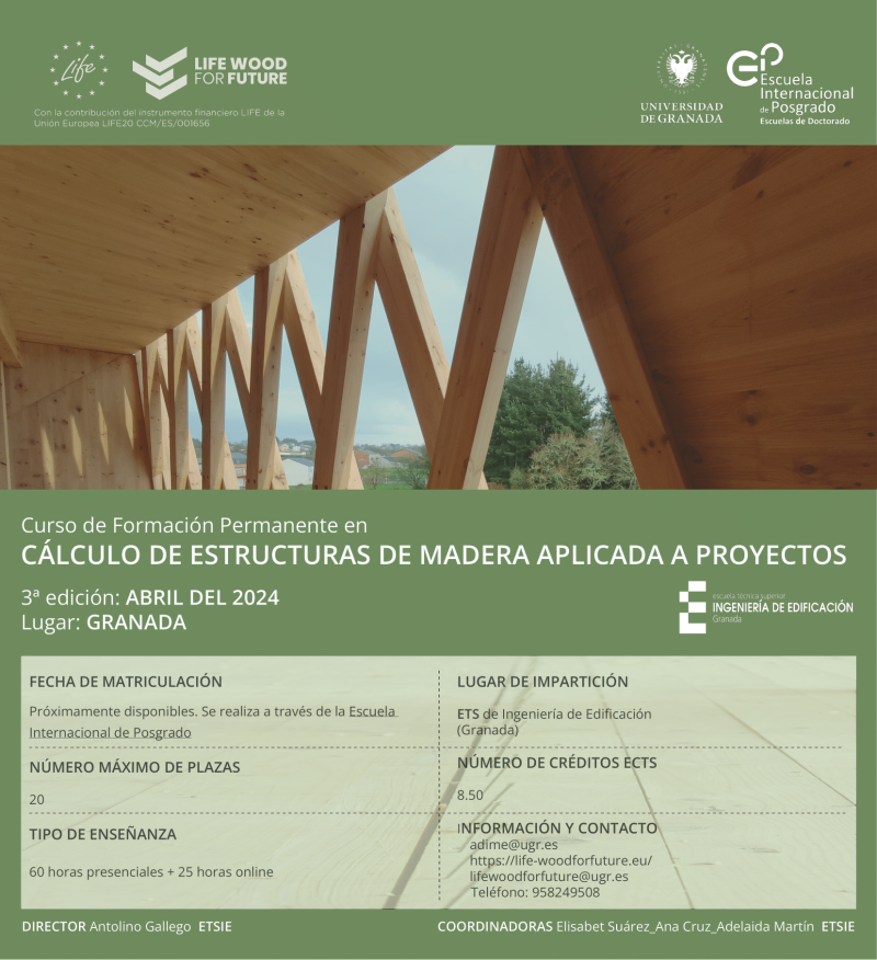 Curso Cálculo de Estructuras de Madera Aplicada a Proyectos