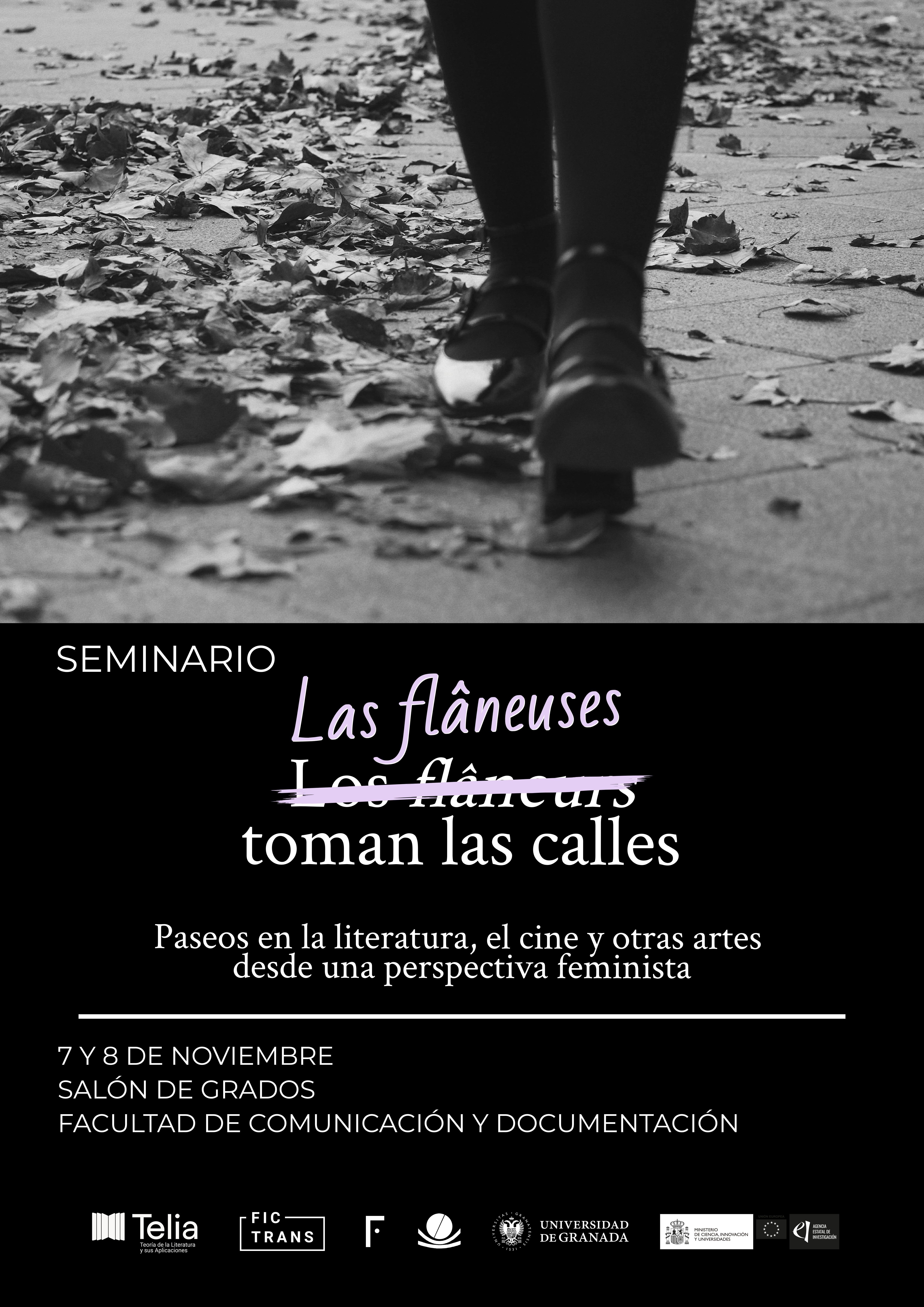 Seminario Las flâneuses toman las calles. Paseos en la literatura, el cine y otras artes