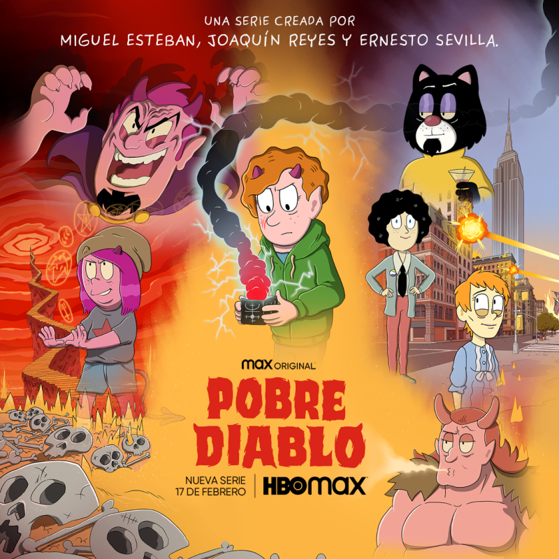 Cartel de la serie de HBO Pobre Diablo Cartel de la serie de HBO Pobre Diablo