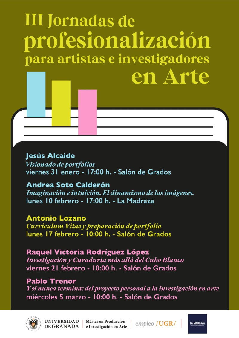 III Jornadas de profesionalización para artistas e investigadores en Arte III Jornadas de profesionalización