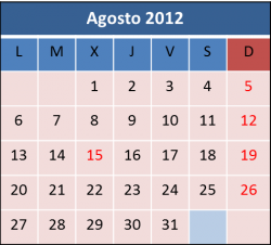 Calendario