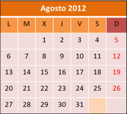 Calendario