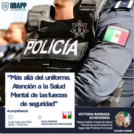 Cartel Charla POLICIA-MEXICO