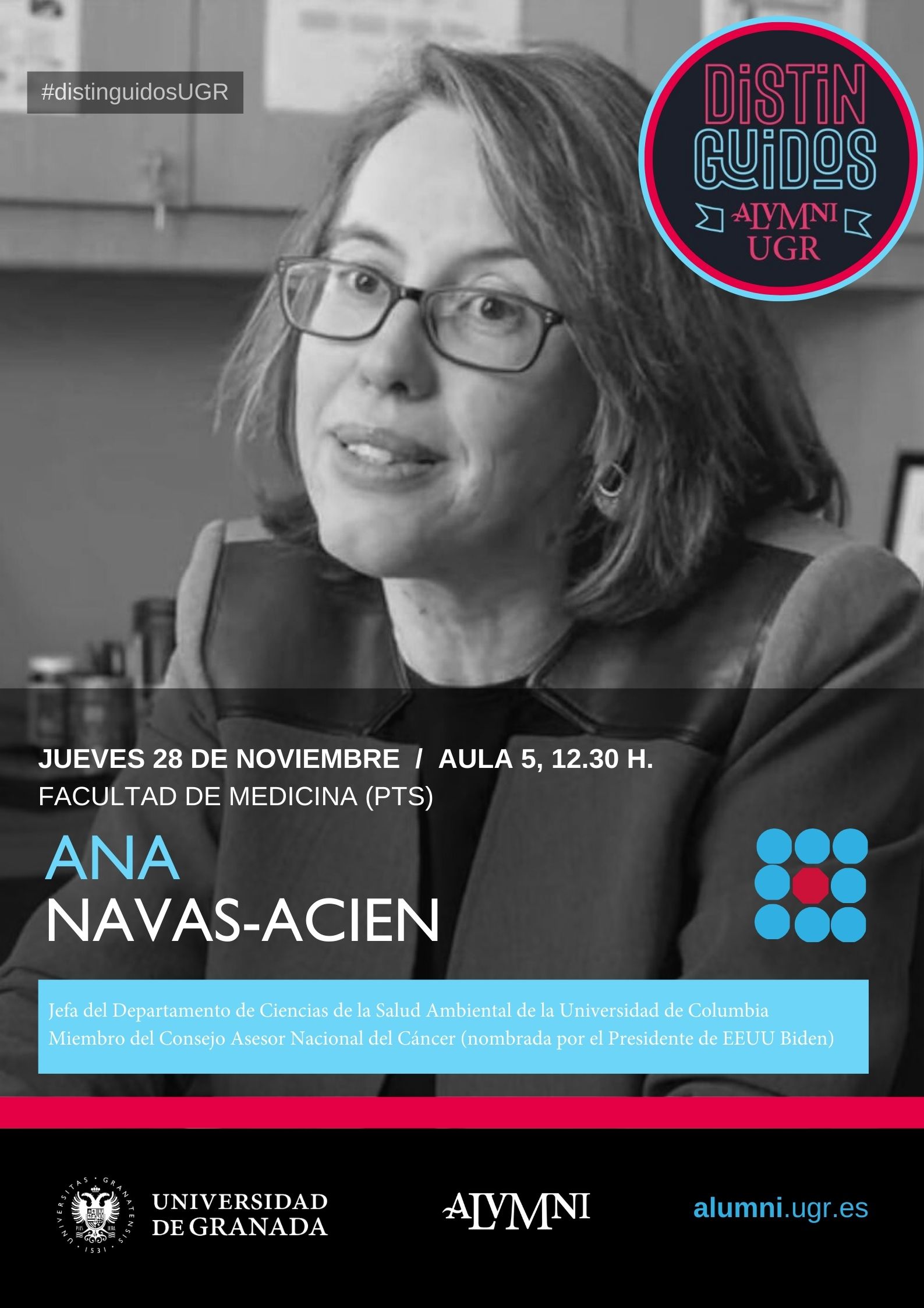 Charla de persona distinguida de noviembre Ana Navas Acién